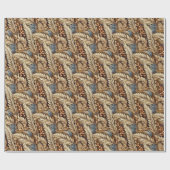 Aarde Tonen Kerst Merry Patroon # 21 ID1009 Cadeaupapier (Vlak)