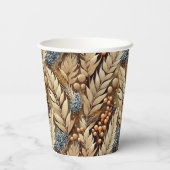 Aarde Tonen Kerst Merry Patroon # 21 ID1009 Papieren Bekers (Achterkant)