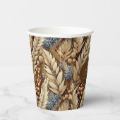 Aarde Tonen Kerst Merry Patroon # 21 ID1009 Papieren Bekers (Rechts)