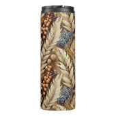 Aarde Tonen Kerst Merry Patroon # 21 ID1009 Thermosbeker (Achterkant)