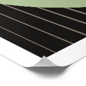 Aarde Tonen Moderne geometrische hedendaagse kunst Poster (Hoek)