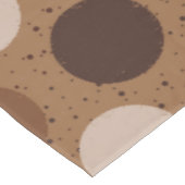 Aarde tones polka dots tafelkleed (Gekanteld)