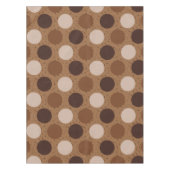 Aarde tones polka dots tafelkleed (Voorkant)