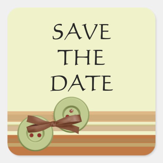 AARDE TONES SAVE -THE-DATE STICKER (Voorkant)