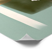 Aarde tongen kruisen en vissen minimalistische kun poster (Hoek)