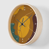 Aarde toont organische vormen abstracte achtergron (Hoek)