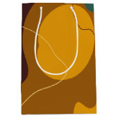 Aarde toont organische vormen abstracte achtergron medium cadeauzakje (Voorkant)