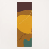 Aarde toont organische vormen abstracte achtergron yogamat (Voorkant)