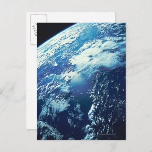 Aarde uit de ruimte 16 briefkaart (Voorkant / Achterkant)