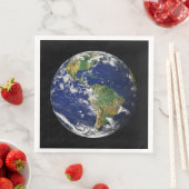 AARDE UIT DE RUIMTE Aangepaste papieren servetten (Insitu)