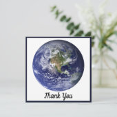 Aarde uit de ruimte, Blauw Marmer door NASA Kaart (Staand voorkant)