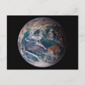 Aarde uit de ruimte briefkaart (Voorkant)