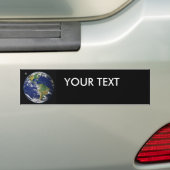 Aarde uit de ruimte bumpersticker (Op auto)