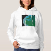 Aarde uit de ruimte hoodie (Voorkant)