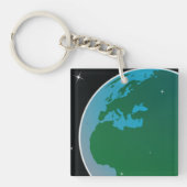 Aarde uit de ruimte sleutelhanger (Voorkant)