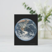 Aarde uit ruimte 10 briefkaart (Staand voorkant)