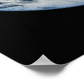 Aarde uit ruimte 10 poster (Hoek)