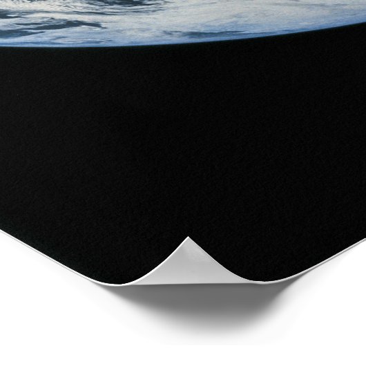 Aarde uit ruimte 10 poster (Hoek)