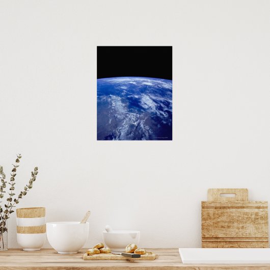 Aarde uit ruimte 13 poster (Keuken)