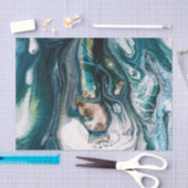 aarde uit ruimteweefselpapier tissuepapier (Craft)