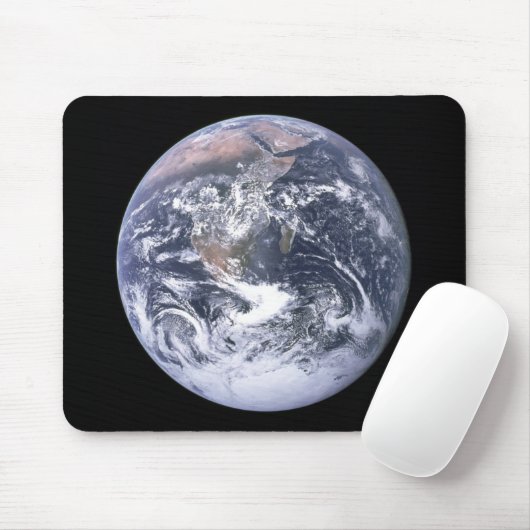 Aarde van Apollo 17, de blauwe marmer Muismat (Met muis)