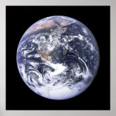 Aarde van Apollo 17 Poster (Voorkant)