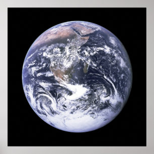 Aarde van Apollo 17 Poster