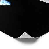 Aarde van Apollo 8 Poster (Hoek)