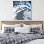 Aarde van de Apollo 12 ruimtesonde. Canvas Afdruk (Insitu (Slaapkamer))