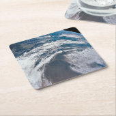 Aarde van de Apollo 12 ruimtesonde. Kartonnen Onderzetters (Schuin)