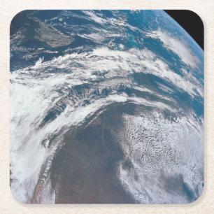 Aarde van de Apollo 12 ruimtesonde. Kartonnen Onderzetters