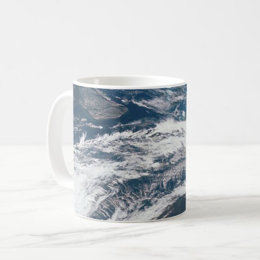 Aarde van de Apollo 12 ruimtesonde. Koffiemok (Voorkant links)