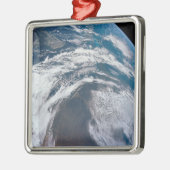 Aarde van de Apollo 12 ruimtesonde. Metalen Ornament (Links)