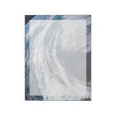 Aarde van de Apollo 12 ruimtesonde. Notitieblok (Linkerzijde)