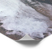 Aarde van de Apollo 12 ruimtesonde. Poster (Hoek)