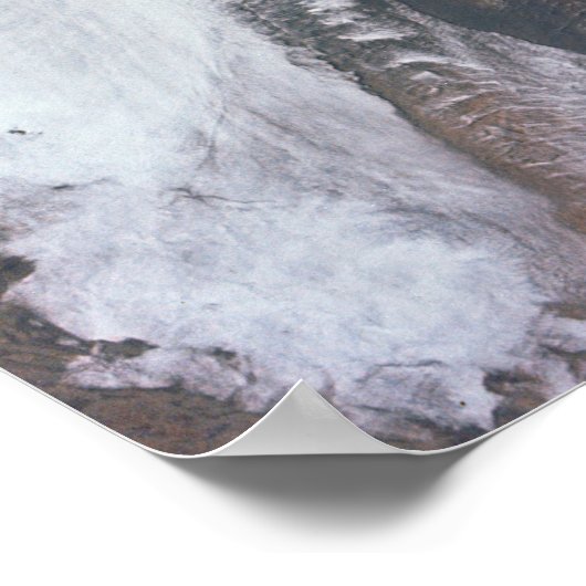 Aarde van de Apollo 12 ruimtesonde. Poster (Hoek)