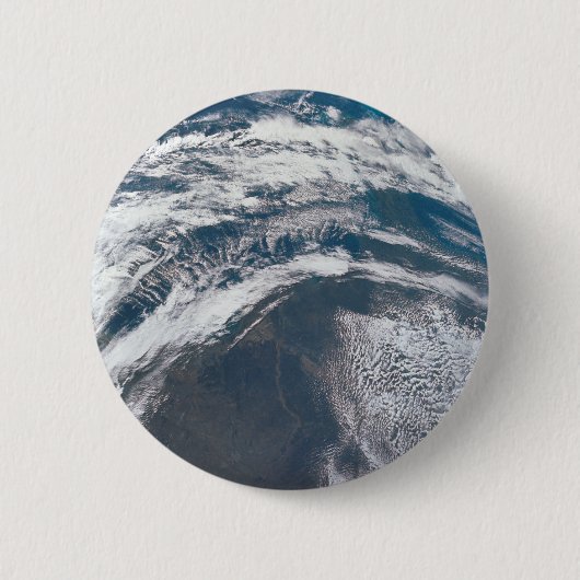 Aarde van de Apollo 12 ruimtesonde. Ronde Button 5,7 Cm (Voorkant)