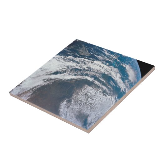 Aarde van de Apollo 12 ruimtesonde. Tegeltje (Zijkant)