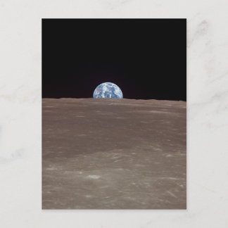 Aarde van de maan briefkaart