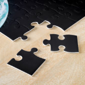 Aarde van de maan legpuzzel (Zijkant)