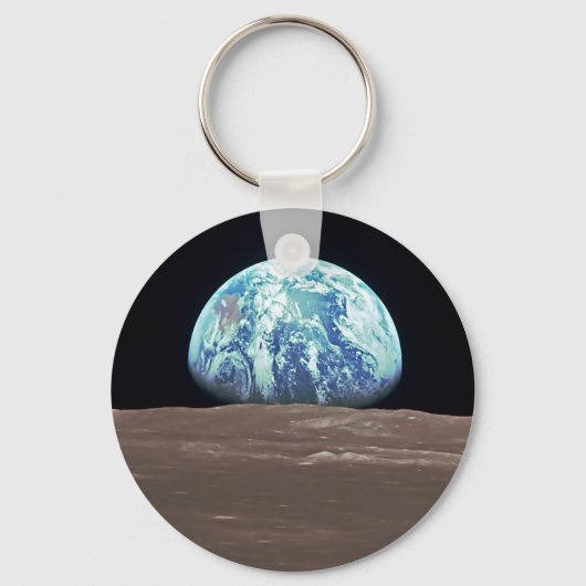 Aarde van de maan sleutelhanger (Voorkant)