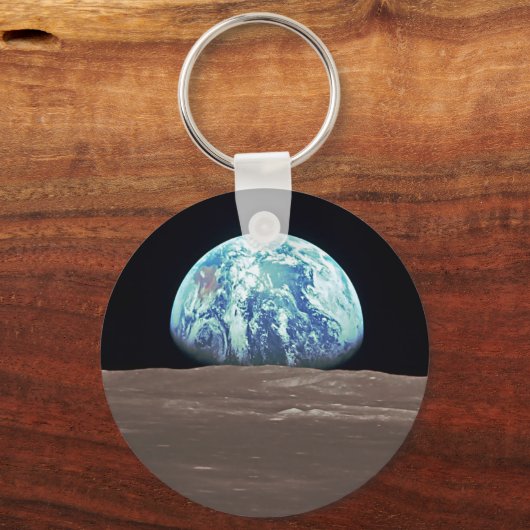 Aarde van de maan sleutelhanger (Voorkant)