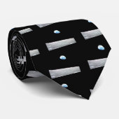 Aarde van de maan stropdas (Opgerold)