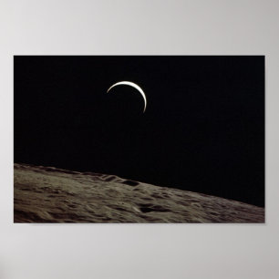 Aarde van de Orbit (Apollo 15) Poster