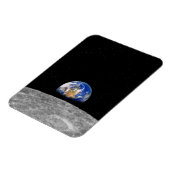 Aarde van de planeet over Moon Magneet (Linkerzijde)