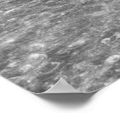 Aarde van de planeet over Moon Poster (Hoek)