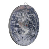Aarde van de planeet vanaf dag van de ruimtevaart dartbord (Voorkant Links)