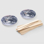 Aarde van de planeet vanaf dag van de ruimtevaart handwaaier (Niet-gemonteerd)