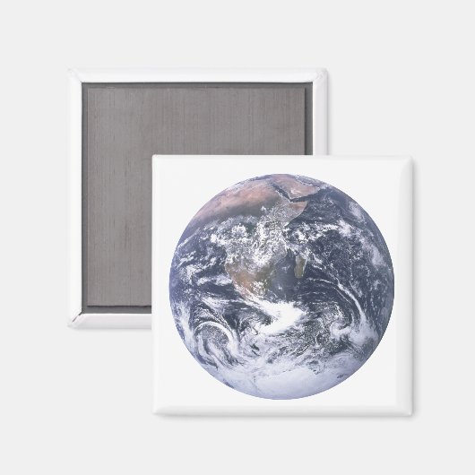 Aarde van de planeet vanaf dag van de ruimtevaart magneet (Voorkant / Achterkant)