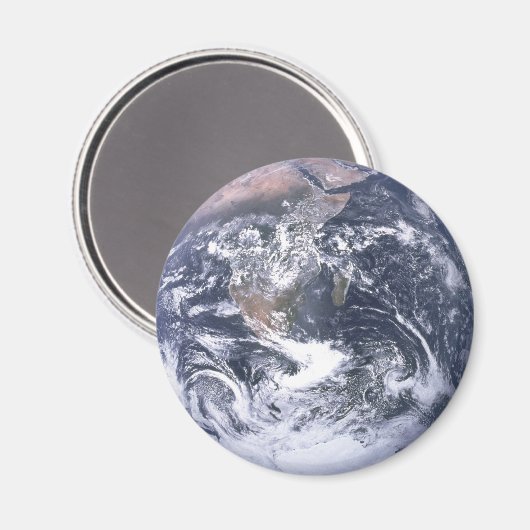 Aarde van de planeet vanaf dag van de ruimtevaart magneet (Voorkant / Achterkant)